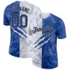 Custom Graffiti Pattern Royal-Old Gold 3D T-Shirt