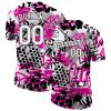 Custom Graffiti Pattern White-Black 3D T-Shirt