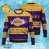 NBA Los Angeles Lakers Golden Purple Ugly Christmas Sweater