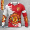 Manchester United Red White Special Pullover Hoodie