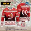 Manchester United Custom Name Number Ho Ho Ho Merry Christmas Sweater
