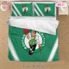 NBA Boston Celtics Green White Bedding Set