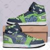 NRL Canberra Raiders Custom Name Indigenous Air Jordan 1 High Sneakers
