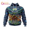 NRL Canberra Raiders Custom Name Number NAIDOC Week Pullover Hoodie