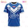 NRL Canterbury-Bankstown Bulldogs Custom Name Number 2023 Away T-Shirt