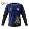 NRL Canterbury-Bankstown Bulldogs Custom Name Number Polynesian Sweatshirt