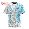 NRL Cronulla-Sutherland Sharks Custom Name Indigenous T-Shirt