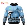 NRL Cronulla-Sutherland Sharks Custom Name Number Nature Jersey Pullover Hoodie