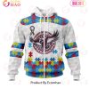 NRL Manly Warringah Sea Eagles Custom Name Number Autism Awareness Zip Up Hoodie