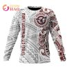 NRL Manly Warringah Sea Eagles Custom Name Number Polynesian Sweatshirt