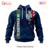 NRL New Zealand Warriors Custom Name Number Flag Scratch Pullover Hoodie