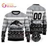 NRL Penrith Panthers Custom Name Number Ugly Christmas Sweater