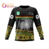 NRL Penrith Panthers Custom Name Number Nature Jersey Sweatshirt