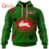 NRL South Sydney Rabbitohs Custom Name Number Halloween Jersey Pullover Hoodie
