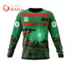 NRL South Sydney Rabbitohs Custom Name Number Natural Jersey Sweatshirt