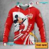 VfB Stuttgart Custom Name Mickey Pullover Hoodie