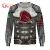 NRL Brisbane Broncos Custom Name Number Armor Sweatshirt
