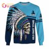 NRL Gold Coast Titans Custom Name Number Native Skull Sweatshirt