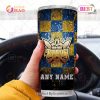 NRL Gold Coast Titans Custom Name Gold Logo Tumbler