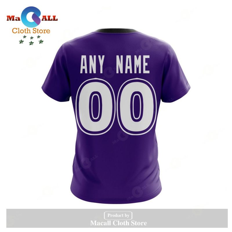 NRL Melbourne Storm Custom Name Number 2023 ANZAC Jersey T-Shirt