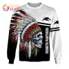 NRL Penrith Panthers Custom Name Number Native Skull Sweatshirt