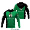 NBA Boston Celtics Green Black Zip Up Hoodie V8
