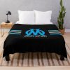 Olympique de Marseille Black Logo Fleece Blanket
