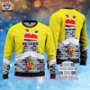 RC Lens Santa Claus Custom Name Ugly Christmas Sweater