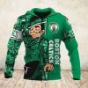 NBA Boston Celtics Green Polynesian Hawaiian Warrior Pullover Hoodie