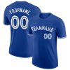 Custom Royal White T-Shirt