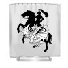NRL St. George Illawarra Dragons White Shower Curtain