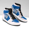 NRL Canterbury-Bankstown Bulldogs Blue White Air Jordan 1 High Sneakers