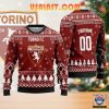 Torino FC Custom Name Number Red Version Ugly Christmas Sweater