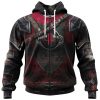 NBA Houston Rockets Custom Name Number Warrior Zip Up Hoodie