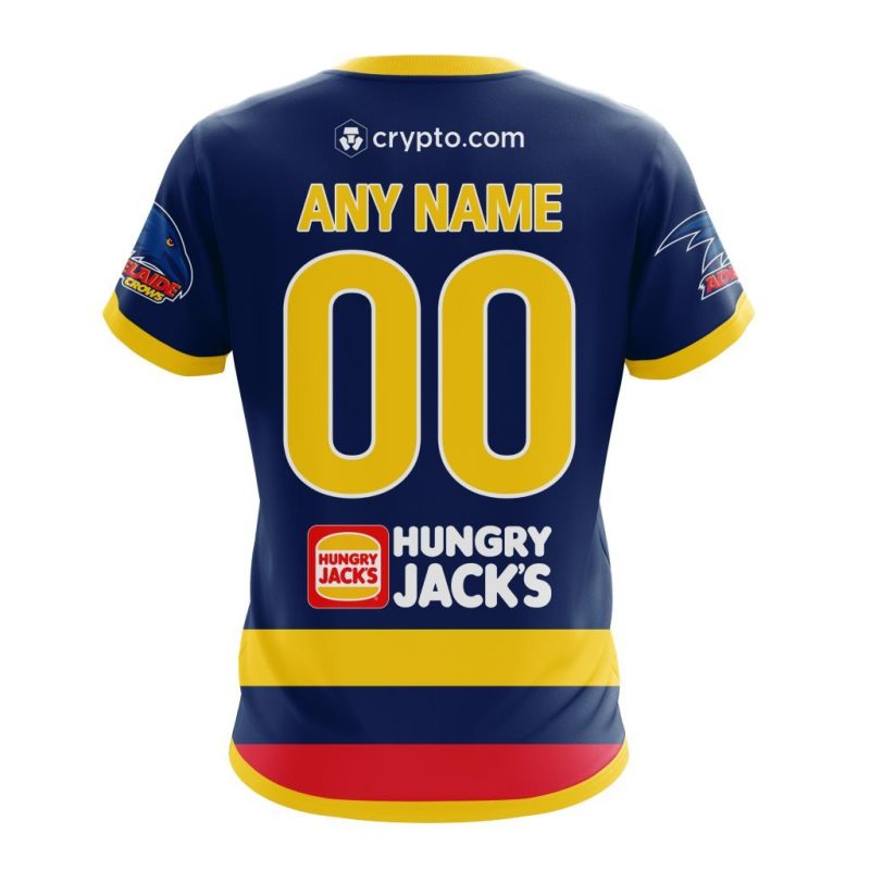 AFL Adelaide Crows Custom Name Number 2023 Home Guernsey T-Shirt