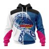 AFL Adelaide Crows Custom Name Number Fight Cancer Pullover Hoodie