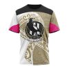 AFL Collingwood Magpies Custom Name Number Fight Cancer T-Shirt