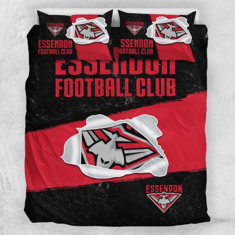 AFL Essendon Bombers Big Logo Scratch Doona Cover