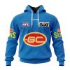 AFL Gold Coast Suns Custom Name Number 2023 Clash Guernsey Pullover Hoodie