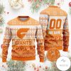 AFL Greater Western Sydney Giants Custom Name Number Ugly Christmas Sweater