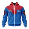 AFL Melbourne Demons Custom Name Number 2023 Clash Guernsey Zip Up Hoodie