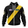 AFL Richmond Tigers Custom Name Number 2023 Home Guernsey Zip Up Hoodie