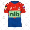 NRL Newcastle Knights Custom Name Number 2022 Home Jersey T-Shirt