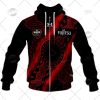AFL Essendon Bombers Custom Name Number 2022 Indigenous Guernsey Zip Up Hoodie