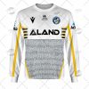 NRL Parramatta Eels Custosm Name Number 2022 Run Out Tee Jersey Sweatshirt