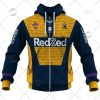 NRL Melbourne Storm Custom Name Number 2022 Warm Up Jersey Zip Up Hoodie