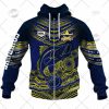 NRL North Queensland Cowboys Custom Name Number 2022 Indigenous Fishing Jersey Zip Up Hoodie
