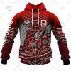 NRL St. George Illawarra Dragons Custom Name Number 2022 Indigenous Fishing Jersey Zip Up Hoodie