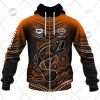NRL Wests Tigers Custom Name Number 2022 Indigenous 2022 Fishing Jersey Zip Up Hoodie