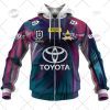 NRL North Queensland Cowboys Custom Name Number 2022 League Jersey Zip Up Hoodie